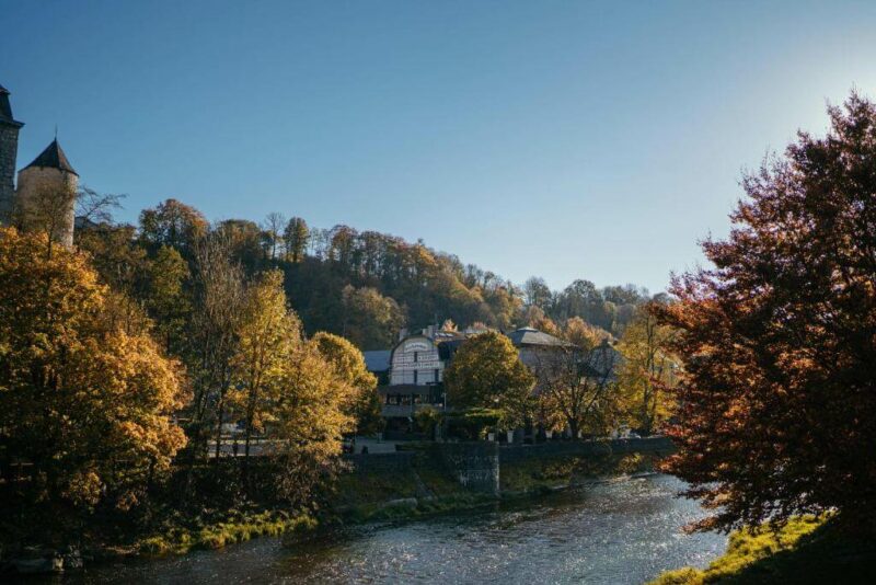 hotel sanglier outside river